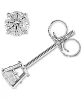 Diamond Stud Earrings (1/4 ct. t.w.) 10k White or Yellow Gold