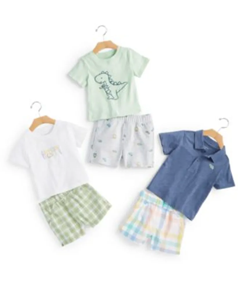 First Impressions Baby Boys Spring Animals Shirts Pull On Shorts Created For Macys