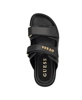 Guess Women's Fabulon Two Strap Sporty Footbed Sandals