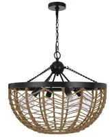 Lillington 4 Light 20.375" Height Metal Pendant