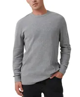 Cotton On Men's Rib Long Sleeve T-shirt