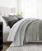 Home Collection Piece Premium Ultra Soft Gray Ombre Comforter Set