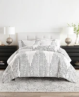 ienjoy Home Ultra Soft Diamond Stripe -Pc. Comforter Set