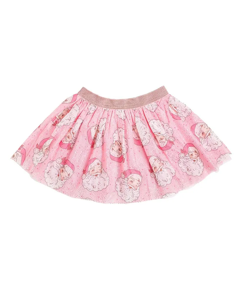 Sweet Wink Little and Big Girls Retro Santa Christmas Tutu Skirt