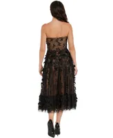 Dress the Population Women's Kailyn Strapless Fit & Flare - Black