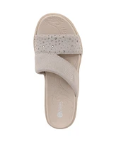 BZees Dynasty-Bright Washable Slide Wedge Sandals