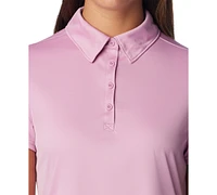 Columbia Women's Tidal Short-Sleeve Polo T-Shirt