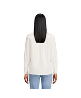 Lands' End Women's Pinwale Cord Long Sleeve Shirt