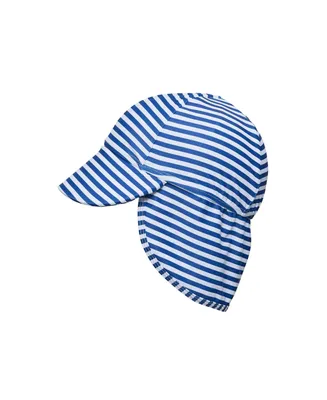 Denim Stripe Floating Flap Hat