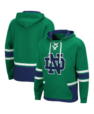 Men's Colosseum Notre Dame Fighting Irish Lace Up 3.0 Pullover Hoodie
