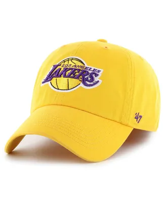 Men's '47 Brand Gold Los Angeles Lakers Classic Franchise Fitted Hat