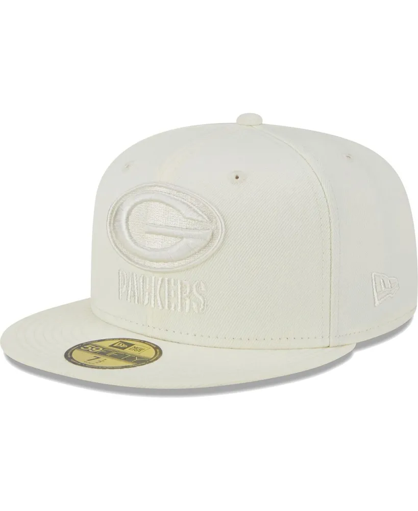 Men's New Era Cream Green Bay Packers Color Pack 59FIFTY Fitted Hat