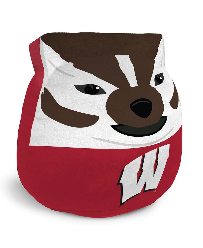 Pegasus Home Fashions Wisconsin Badgers Plushie Mascot Pillow with Features