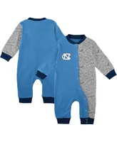 Infant Boys and Girls Light Blue North Carolina Tar Heels Playbook Two-Tone Sleeper