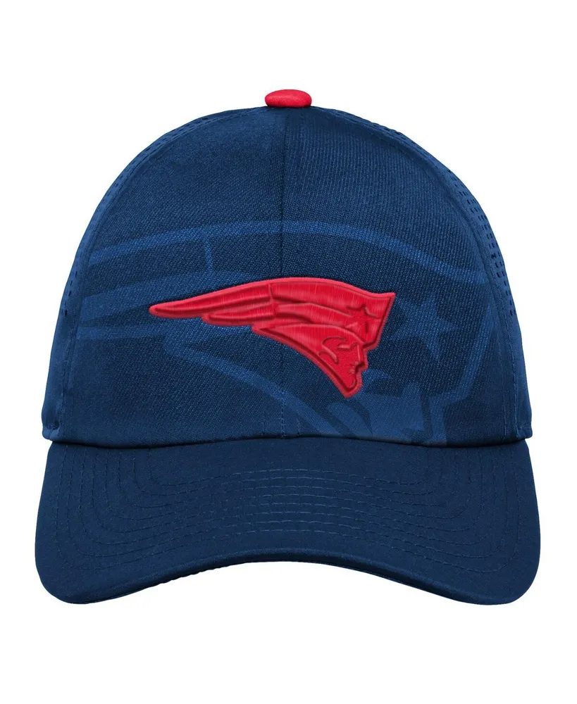 Youth Boys and Girls Navy New England Patriots Tailgate Adjustable Hat