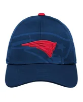 Youth Navy New England Patriots Tailgate Adjustable Hat