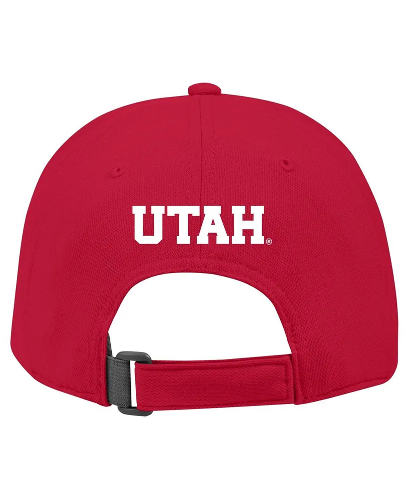 Under Armour Youth Boys and Girls Under Armour Red Utah Utes Blitzing  Accent Performance Adjustable Hat