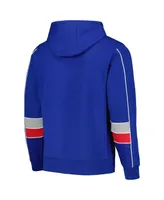 Men's Starter Royal Buffalo Bills Captain Pullover Hoodie