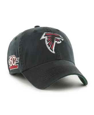 Men's '47 Brand Black Atlanta Falcons Sure Shot Franchise Fitted Hat