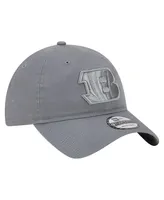 Men's New Era Gray Cincinnati Bengals Color Pack 9TWENTY Adjustable Hat