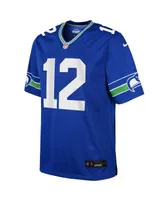 Nike Big Boys 12th Fan Seattle Seahawks Game Jersey