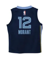 Toddler Boys and Girls Nike Ja Morant Navy Memphis Grizzlies Swingman Player Jersey - Icon Edition