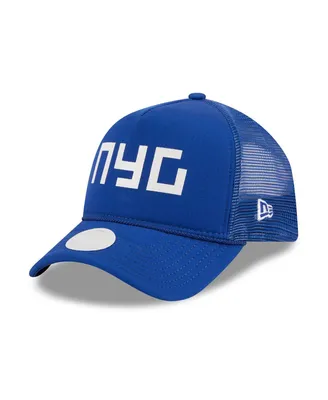 Women's New Era Royal New York Giants McGee Trucker 9FORTY Adjustable Hat