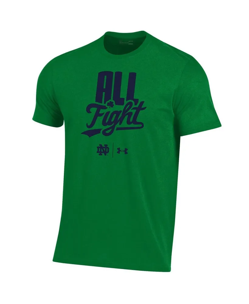 Men's Under Armour Green Notre Dame Fighting Irish All Fight T-shirt
