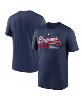 Men's Nike Navy Atlanta Braves 2023 Postseason Authentic Collection Dugout T-shirt