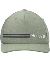 Men's Hurley Green H20-Dri Line Up Flex Hat