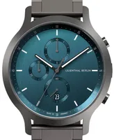 Lilienthal Berlin Men's Myth Chronograph Gunmetal Stainless Steel Link Watch 42mm