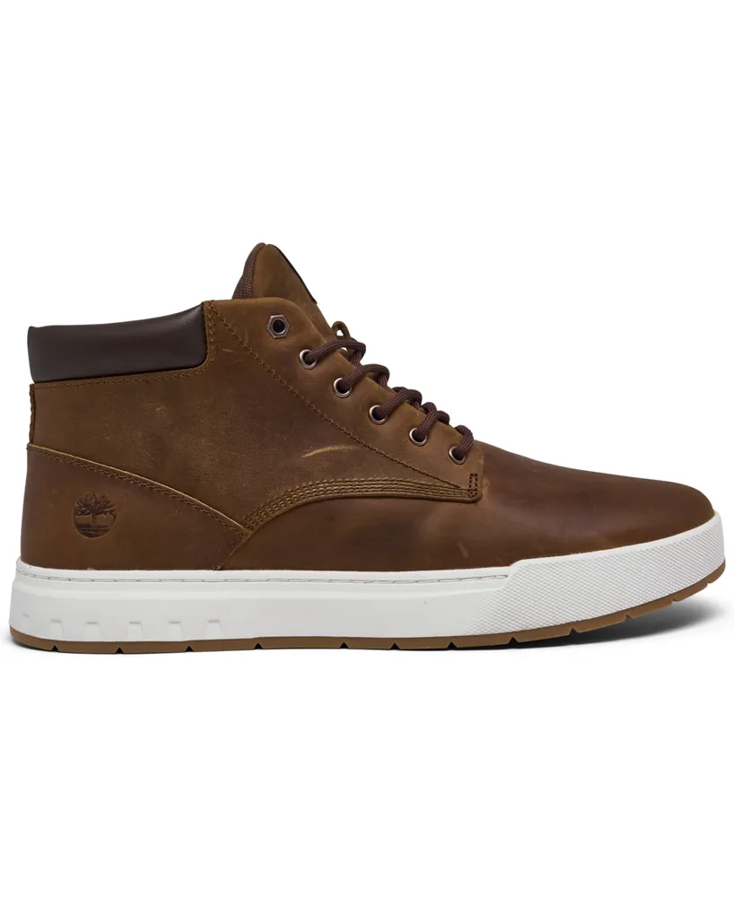 Timberland Men's Maple Grove Leather Chukka Boots from Finish Line