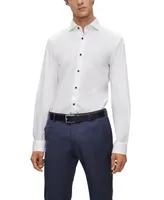 Boss by Hugo Boss Men's Easy-Iron Stretch Slim-Fit Dress Shirt