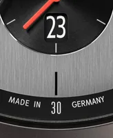 Lilienthal Berlin Men's Curcuit Chronograph Gunmetal Stainless Steel Mesh Watch 42mm