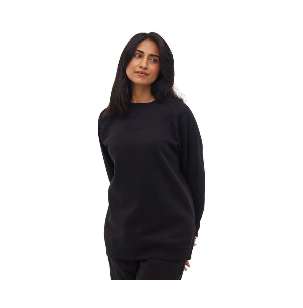 Lerna Sustainable Oversize Raglan Crew Neck Sweatshirt