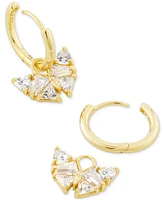 Kendra Scott Gold-Tone Blair Butterfly Huggie Hoop Earrings