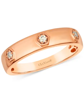 Le Vian Anywear Everywear Nude Diamond Polished Band (1/10 ct. t.w.) 14k Gold (Also Available Rose or White Gold)