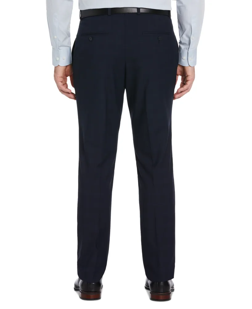 Perry Ellis Men's Slim Fit Stretch Plaid Suit Pants