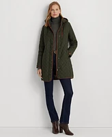 Lauren Ralph Women's Hooded Quilted Coat