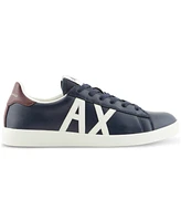 A|X Armani Exchange Men's Leather Logo Sneaker