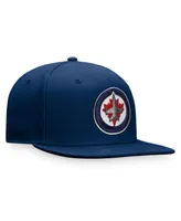 Men's Fanatics Navy Winnipeg Jets Core Primary Logo Fitted Hat