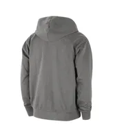 Men's Nike Heather Gray Alabama Crimson Tide Standard Issue Player Performance Full-Zip Hoodie