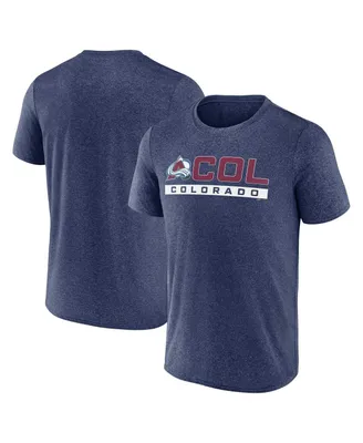 Men's Fanatics Heather Navy Colorado Avalanche Playmaker T-shirt