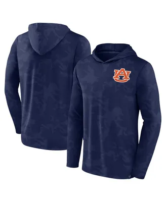 Men's Fanatics Navy Auburn Tigers Camo Hoodie Long Sleeve T-shirt