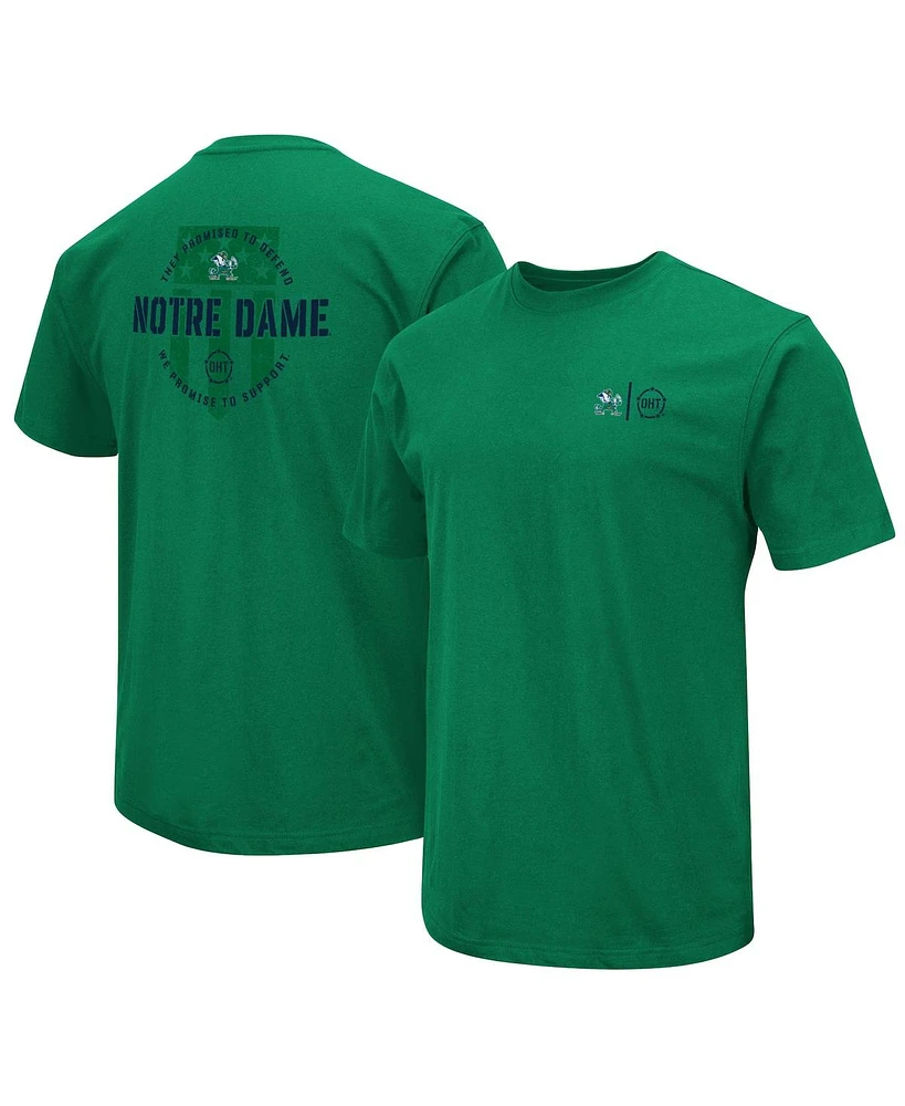 Men's Colosseum Notre Dame Fighting Irish Oht Military-Inspired Appreciation T-shirt