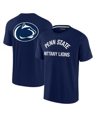 Men's and Women's Fanatics Signature Navy Penn State Nittany Lions Super Soft Short Sleeve T-shirt