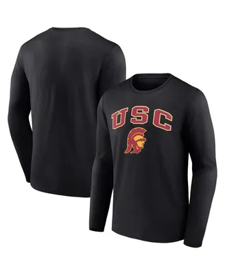 Men's Fanatics Black Usc Trojans Campus Long Sleeve T-shirt