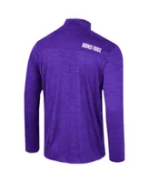 Men's Colosseum Purple Tcu Horned Frogs Wright Quarter-Zip Windshirt