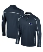 Men's Colosseum Navy Penn State Nittany Lions Cameron Quarter-Zip Windshirt