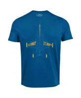 Men's Under Armour Royal Navy Midshipmen Blue Angels T-shirt